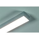 Lampada da parete e soffitto TEIGLIN A - 1185MM UGR < 19, commutabile IP20, alluminio bianco 