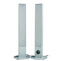 Luce da scrivania TEIGLIN M Set di 2, dimmerabile, radiazione laterale IP20, grigio dimmerabile