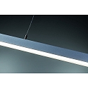 LED Pendelleuchte IRIMA P, IP20, 230V, inkl. Baldachin, Weialuminium, 33W 4000K 3498lm