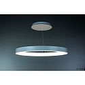 pendant luminaire CORMA-770 DALI - CANOPY DALI controllable, ring shape IP20, white aluminum dimmable