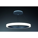 pendant luminaire AULE-1025 DALI CANOPY DALI controllable, ring shape IP20, white aluminum dimmable