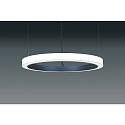 pendant luminaire AULE-515 CASAMBI ring shape, Casambi IP20, white aluminum dimmable