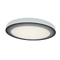 LED Wand- und Deckenleuchte ASCAR ON/OFF, IP20,  62cm, 230V, CRI80, schaltbar, Stahl / Acryl, 55W 3000K, grau