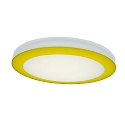 LED Wand- und Deckenleuchte ASCAR DALI, IP20,  84.5cm, 230V, CRi80, DALI steuerbar, Stahl / Acryl, 97W 3000K, gelb