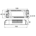 Panneau à LED 620X620MM UGR < 19, on/off, 40W 4800lm 4000K 120° CRI >80