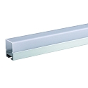 Abdeckung fr Unterputz-Profil UP20/11, Polycarbonat (PC), 200cm / 2.7cm, eckig, matt