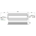 Rutec Projekt LED driver 24V / 70-199.2W / PHASE voltage constant, dimmable, aluminium Rutec Projekt LED driver 24V / 70-199.2W / PHASE voltage constant, dimmable, aluminium