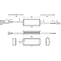 Rutec Projekt LED driver 186-277V AC/DC / 24V / 96W voltage constant, switchable, aluminium Rutec Projekt LED driver 186-277V AC/DC / 24V / 96W voltage constant, switchable, aluminium
