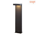 LED Akku-Solarleuchte ALA GROUND MAXI, 2,2W, 3000K, 165lm, IP65, mit Tageslichtsensor, graphitgrau