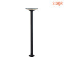 LED Akku-Solarleuchte KEOPE GROUND, 3W, 3000K, 270lm, IP65, mit Tageslichtsensor, graphitgrau 