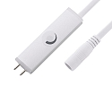LUXI LINK Touchdimmer with supply cable, stepless dimming, length 50cm, white