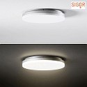 SIGOR Luminaire de plafond CIRCEL IP20, argent 