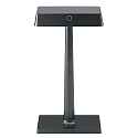 LED luminaire de table  accu NUINDIE CHARGE, IP54, 2.5W 2700K 212lm, avec surface de charge QI , gradable, noir