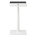 LED luminaire de table à accu NUINDIE CHARGE, IP54, 2.5W 2700K 212lm, avec surface de charge QI , gradable, blanc
