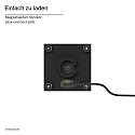 SIGOR LED Akku-Tischleuchte NUTALIS MINI, 2,2W Flex-Mood, 2200/2700K, 125lm, IP54, dimmbar, nachtschwarz