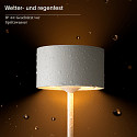 battery table lamp VELUNA set of 3 IP44, night black dimmable