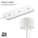 SIGOR LED Akku Tischleuchte VELUNA, 3er Set, 1W, Flex-Mood, 2200K/2700K, 115/120lm, IP44, dimmbar, schneewei