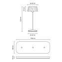 battery table lamp FACETTA set of 3 IP44, night black dimmable