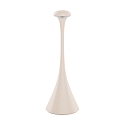 battery table lamp NUDROP CCT Switch, with touch dimmer IP54, dune beige dimmable