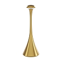 battery table lamp NUDROP CCT Switch, with touch dimmer IP54, gold dimmable