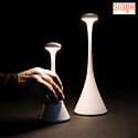 SIGOR battery table lamp NUDROP MINI IP54, sage green dimmable