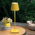 SIGOR Lampe de table  accu NUINDIE USB-C rond IP54, jaune soleil gradable