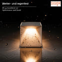 SIGOR Lampe de table à accu NUTALIS IP54, rouge feu gradable