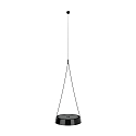 Lampe suspendue  accu MAHINA IP20, noir gradable