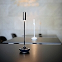 SIGOR Lampe de table  accu NUCANDLE IP54, scintillant, noir gradable