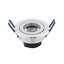 LED Downlight module ARGENT, 6W, 365lm, 3000K, 36, dimmable, brushed alu
