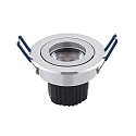 LED Downlight module ARGENT, 9W, 600lm, 3000K, 36, dimmable, brushed alu