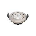 recessed luminaire DILED 68 swivelling IP20, steel dimmable 6W 380lm 3000K 36 36 CRI 95