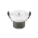 recessed luminaire DILED 68 swivelling, Dim-To-Warm IP20, white dimmable 10W 610lm 2100-2700K 36 36 CRI 95