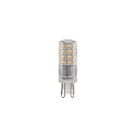 LED Pin socket lamp LUXAR DIM, 230V, Ø 2cm / L 5.8cm, G9, 3.5W 2700K 350lm 300°, dimmable, clear