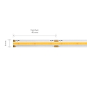 SIGOR LED Streifen COB NARROW, 5m, 10W/m, 512 LED/m, 2700K, 950lm/m, Ra90, 24V, IP20