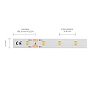 SIGOR LED Streifen LONG DISTANCE, 30m, 4,6W/m, 60 LED/m, 3000K, 360lm/m, Ra90, IP20