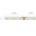 SIGOR LED Strip EXPERT LONG DISTANCE LED, 3,6W/m, 3000K, 1-15M, 64 LED/m, IP20, 24V, 450lm, Ra90