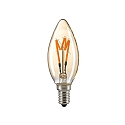 Ampoules décoratives à filament CURVED GOLD C35 dimmable E14 4W 140lm 2000K 360° CRI 80 gradable