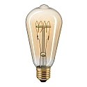 LED Filamentlampe EDISON SLIM CURVED, E27, 5,5W, 2500K, 470lm, gold