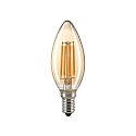 Ampoule à filament forme bougie FILAMENT C35 dimmable E14 4,5W 320lm 2500K 330° CRI 80 gradable
