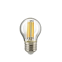 Lampadina a goggia FILAMENT P45 dimmerabile E27 4,5W 470lm 2700K 330° CRI 80 dimmerabile