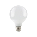LED Globelampe G80, 230V,  8cm / L 11.5cm, E27, 7W 2700K 806lm 300, dimmbar, opal