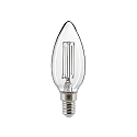 LED Filamentlampe KERZE 2,8W E14 2700K 250lm IP20 dimmbar, klar