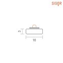 SIGOR Rail de montage TRACK 10, aluminium