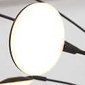 LED Stehleuchte SYNNA, 5-flammig, drehbare Köpfe, 5x 4.5W 2700K 500lm, mit Schnurdimmer