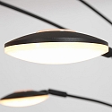 LED Stehleuchte SYNNA, 5-flammig, drehbare Köpfe, 5x 4.5W 2700K 500lm, mit Schnurdimmer