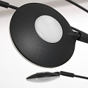 LED Stehleuchte SYNNA, 5-flammig, drehbare Köpfe, 5x 4.5W 2700K 500lm, mit Schnurdimmer