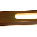 Luci a sospesione ZELENA / 122CM su / giù, CCT Switch, regolabile, con dimmer a sfioramento IP20, bronzo spazzolato dimmerabile