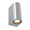 Auenwandleuchte LOGAN, IP44, Up/Down, Rund, inkl. 2x GU10 LED 4W 2700K 345lm (schaltbar)