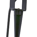 Steinhauer Luce del picco di terra NOVA 1-Lampadina, con spina, regolabile GU10 IP54, Nero opaco dimmerabile